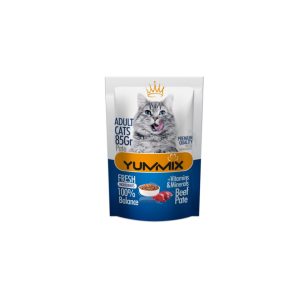 پوچ یامیکس با طعم گوشت قرمز 85 گرمی