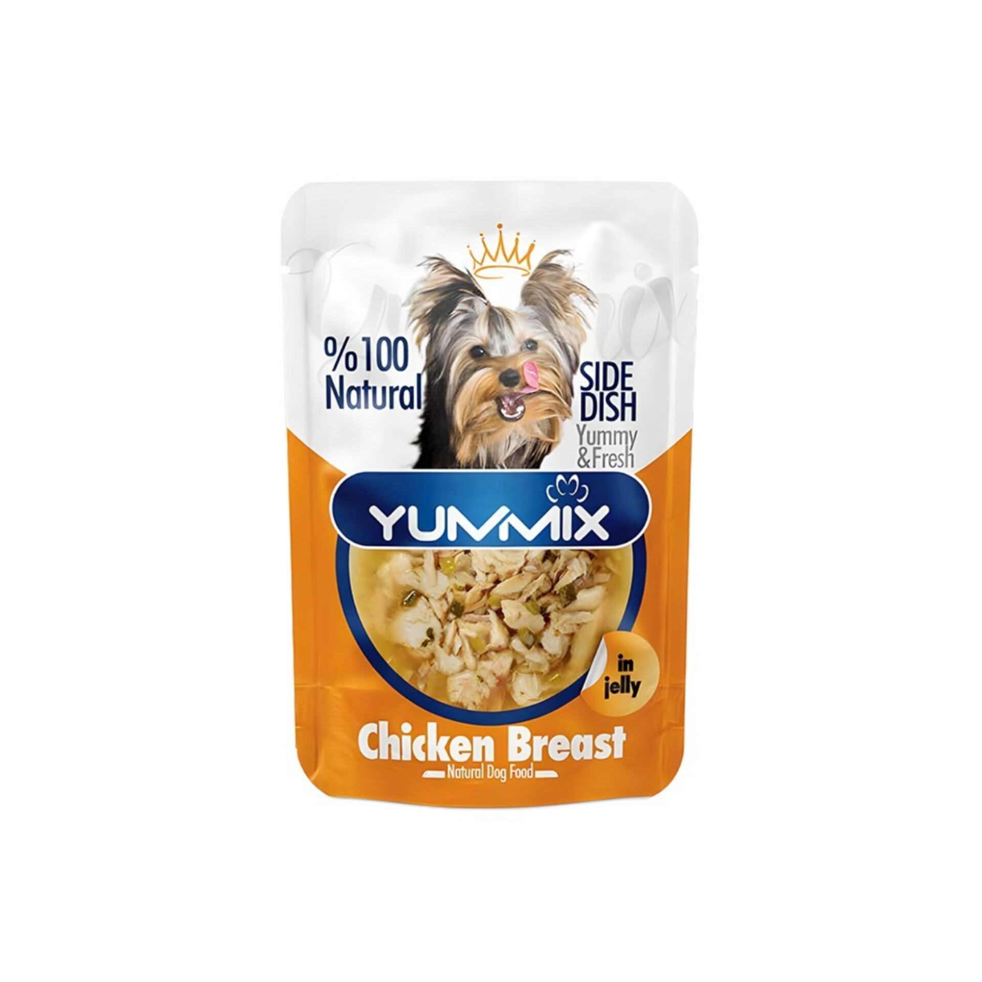 پوچ سگ یامیکس طعم مرغ 85 گرم